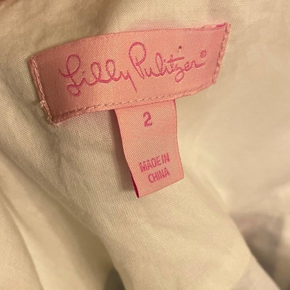 Lilly Pulitzer Scales and Tails Babydoll Dress 2 - Picture 8 of 9